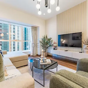 Upgraded 2br With Partial Sea And Views Near The Beach, Elite Residence, Marina By Deluxe Homes * Dubai