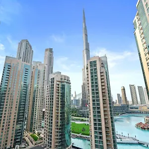 2br In Downtown With Burj Khalifa & Fountain Views アパート *